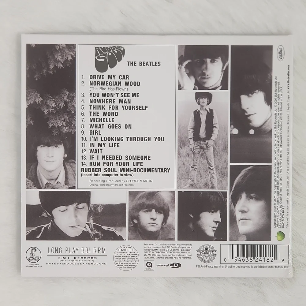 THE BEATLES RUBBER SOUL Apple/Parlophone CD REMASTER 2009 MINT CONDITION - Picture 3 of 17